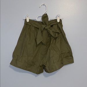 olive green shorts
